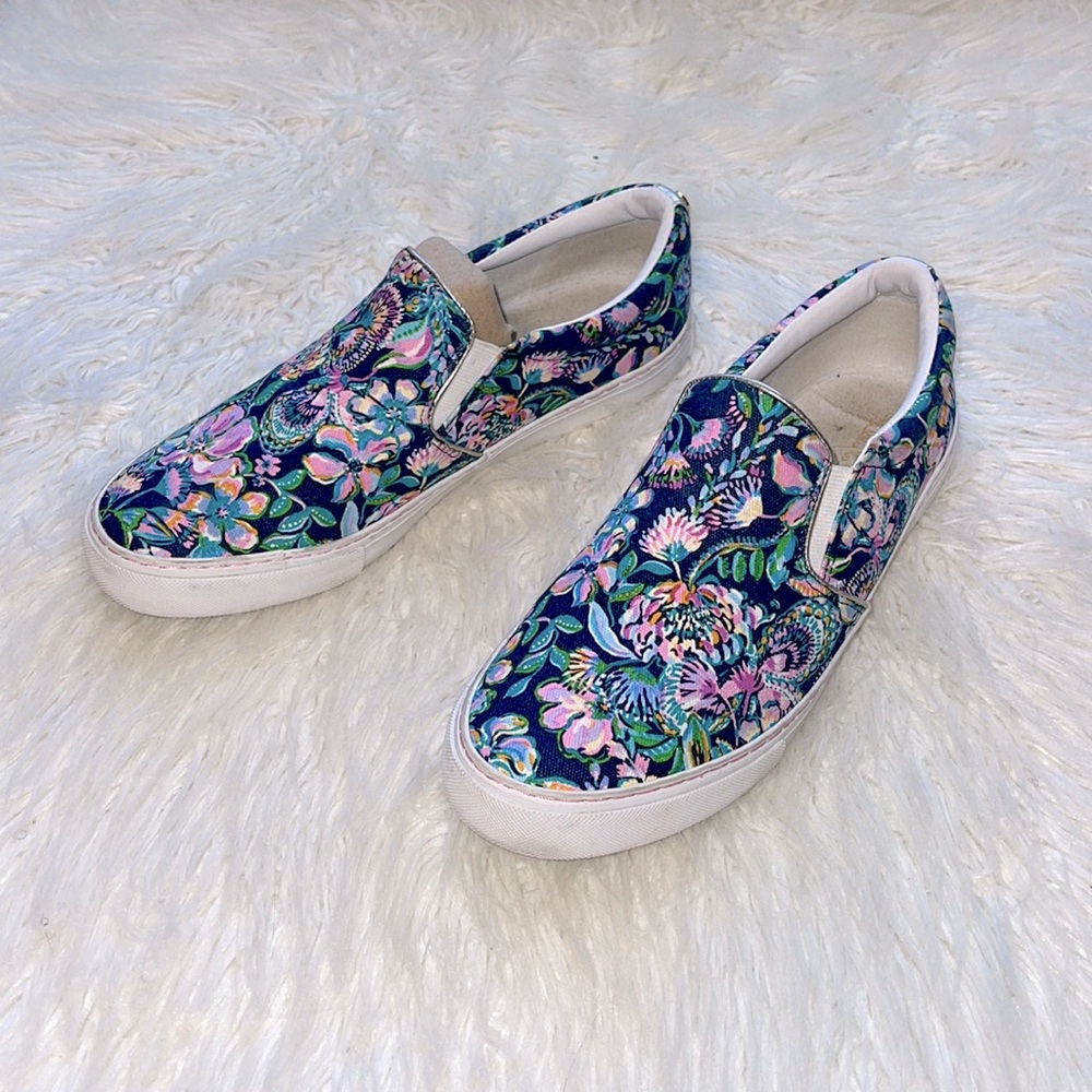 Lilly Pulitzer Women’s Julie Floral Sneaker Size 9.5